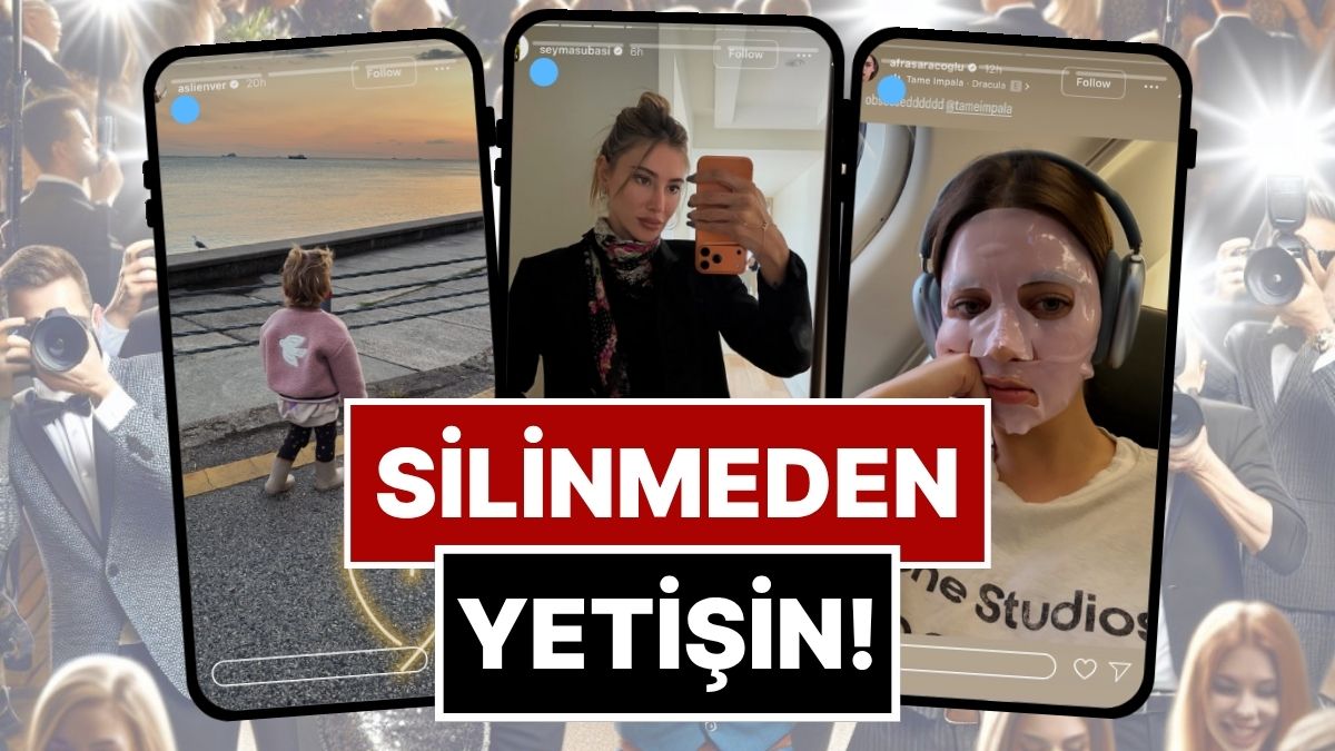 Silinmeden Yetişin: 4 Ekim'de Ünlülerin Paylaştığı "Kaçarsa Yazık Olur" Temalı Instagram Hikayeleri!