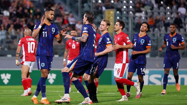 Tam 4 gol atılan maçtan Hollanda zaferle ayrıldı… Malta deplasmanında kolay galibiyet…