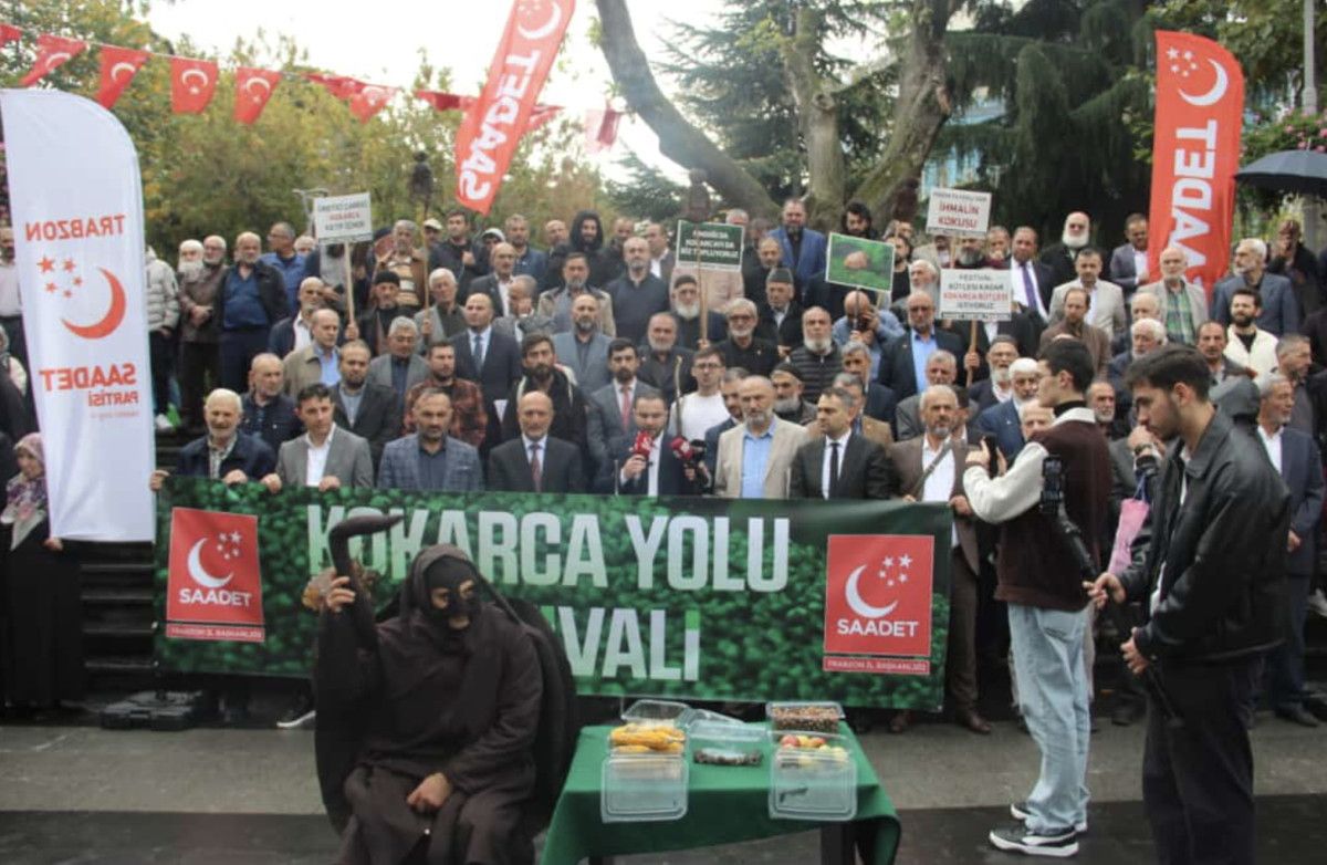 Trabzon’da Saadet Partisi tarafından ‘Kokarca Yolu Festivali’ düzenlendi