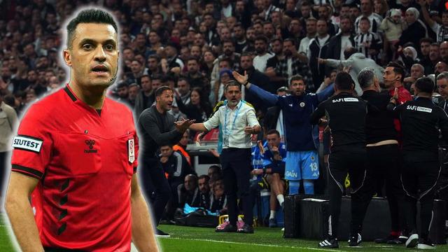Beşiktaş taraftarları derbide çılgına döndü! Hakemin performansına olay yaratan tezahüratta bulundular…