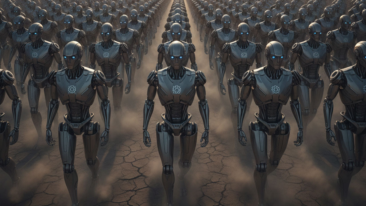 Bilim kurgu filmleri gerçek mi oluyor: Viral robot ordusu videosu korkuttu