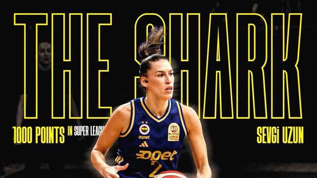 Fenerbahçeli Sevgi Uzun’dan, Kadınlar Basketbol Süper Ligi’nde 1000. sayı