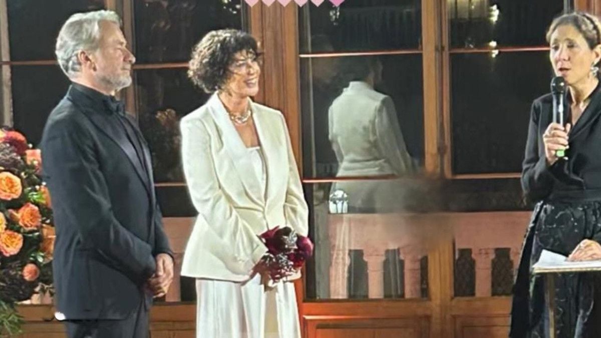 Gazeteci Şirin Payzın, Venedik’teki tarihi sarayda evlendi