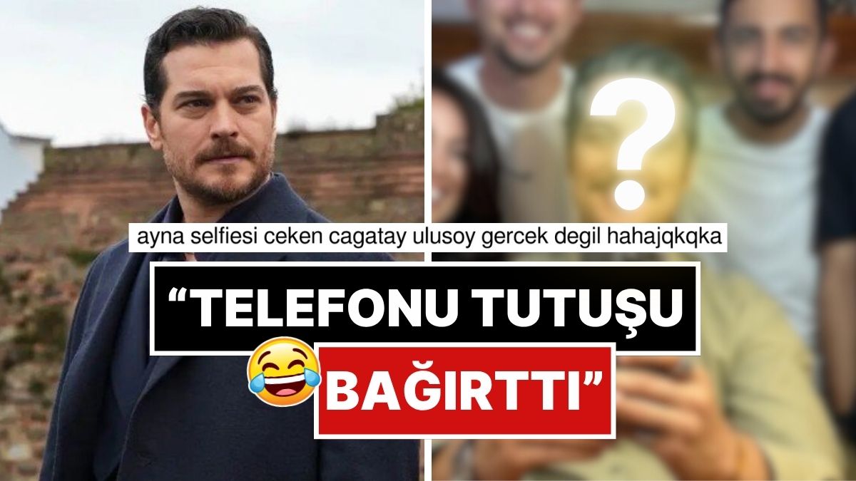 Hayatında İlk Kez Ayna Selfiesi Çeken Çağatay Ulusoy'un Telefonu Tutuşu Ayrı Sempatikliği Ayrı Olay Oldu!