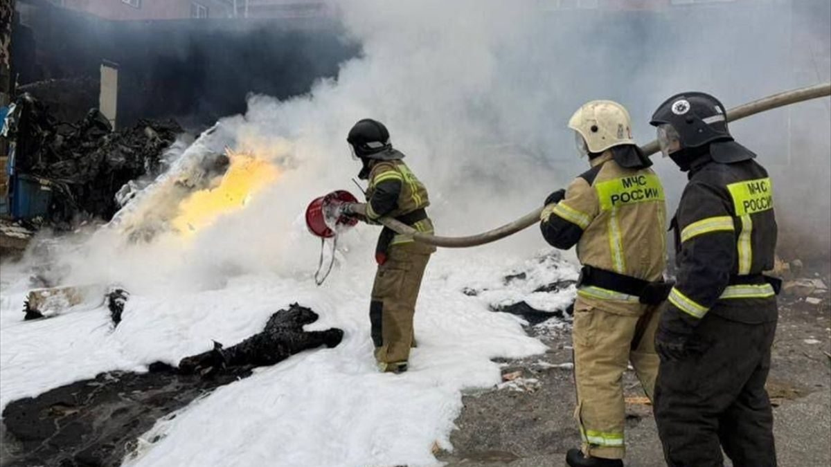 Rusya’daki Dağıstan bölgesinde helikopter düştü: 4 kişi öldü
