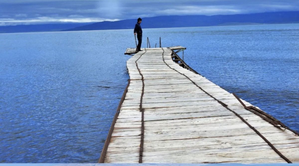 Van Gölü’ndeki çekilme fotoğraflarla kayıt altında